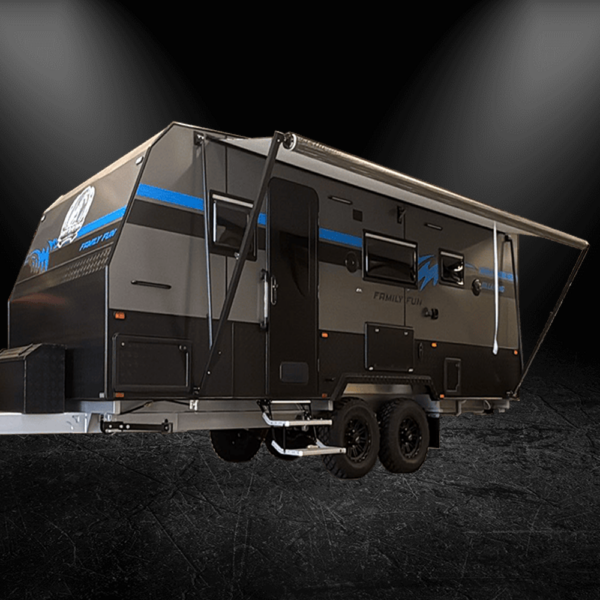 Billabong Family Fun Caravan – Side View